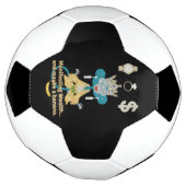 Manifesting Wealth Monkey zen art  Voetbal (Gedraaid)