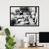 Manila Embroidery Class 1901 Poster (Thuiskantoor)