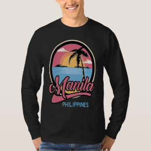Manila Filipino Retro Pinoy Summer Philippines, Vi T-shirt