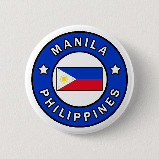 Manila Filippijnen Ronde Button 5,7 Cm (Voorkant)