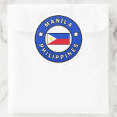 Manila Filippijnen Ronde Sticker (Tas)