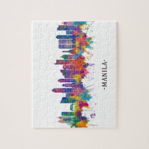 Manila Filippijnen Skyline Legpuzzel