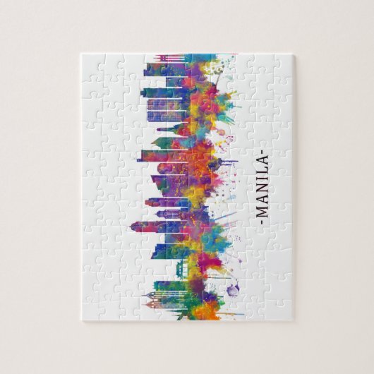 Manila Filippijnen Skyline Legpuzzel (Verticaal)