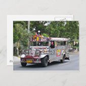 Manila Jeepney Briefkaart (Voorkant / Achterkant)