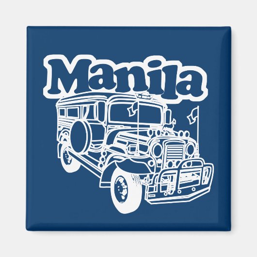 Manila Jeepney Magneet (Voorkant)