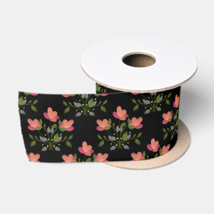 Manila Shawl Style Floral Satin Ribbon Lint