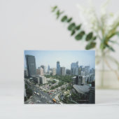 Manila Skyline Briefkaart (Staand voorkant)