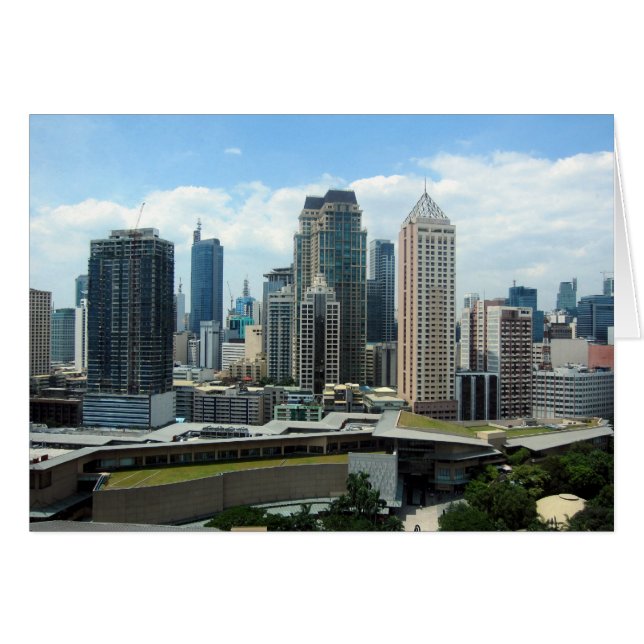 manila skyline uitzicht (Voorkant Horizontaal)