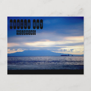 Manilla Bay op de Filipijnen Briefkaart