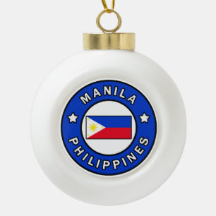Manilla Filipijnen Keramische Bal Ornament