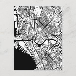 Manilla Filipijnen Stadkaart Briefkaart