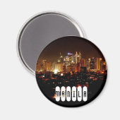 Manilla op de Filipijnen Magneet (Voorkant / Achterkant)