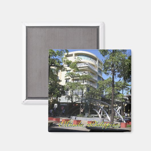 Manille, Philippines, aimant (Recto/Verso)