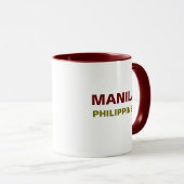 Manille Philippines Café Mug (Devant droit)