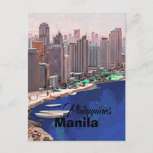 Manille Philippines Carte Postale Art,Philippines  (Devant)