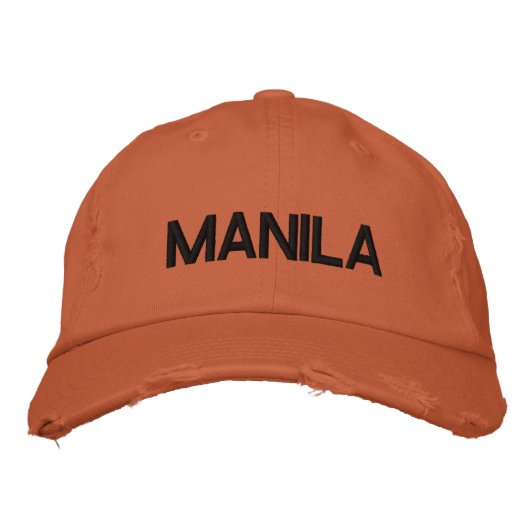 Manille Philippines Casquette de baseball en état (Devant)