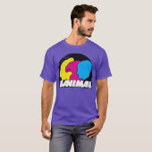 Manimal 80s grappig t-shirt (Voorkant volledig)