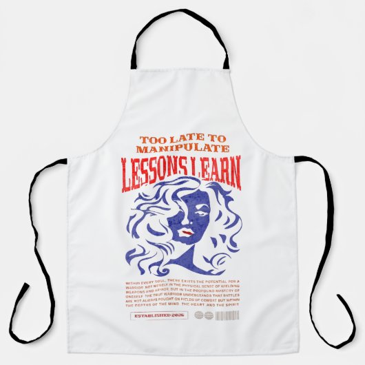 MANIPULATE LESSONS LEARN ALL-OVER PRINT APRON  SCHORT (Voorkant)