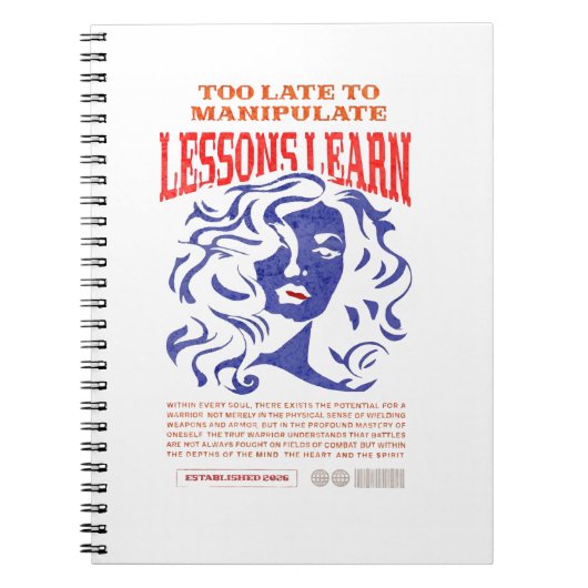 MANIPULATE LESSONS LEARN SPIRAL PHOTO BOOK NOTITIEBOEK (Voorkant)