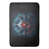 Manipulated Mandelbrot with Starburst Center  Badmat (Voorkant Verticaal)