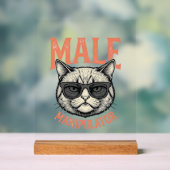 Manipulateur Masculin Lunettes de Soleil Chat Drôl (Neutre)