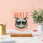 Manipulateur Masculin Lunettes de Soleil Chat Drôl (Mariage)