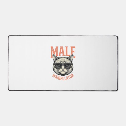 Manipulateur Masculin Lunettes de Soleil Chat Drôl (Recto)