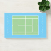 Manipulation de court de tennis vierge post-it col (Bureau)