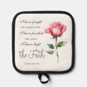 Manique 2 Timothée 4:7 - J'ai combattu le bon combat (Recto)