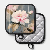 Manique Abstract Pink Wabi Sabi Flower (Recto/Verso)