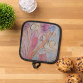 Manique Abstrait Pastel Floral (De haut en bas)