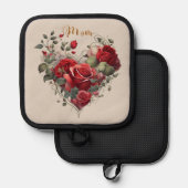 Manique Aimer le coeur floral (Recto/Verso)