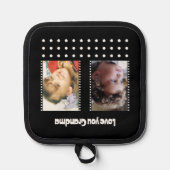 Manique Aimez-vous grand-mère 2 photo pois noir (Recto)