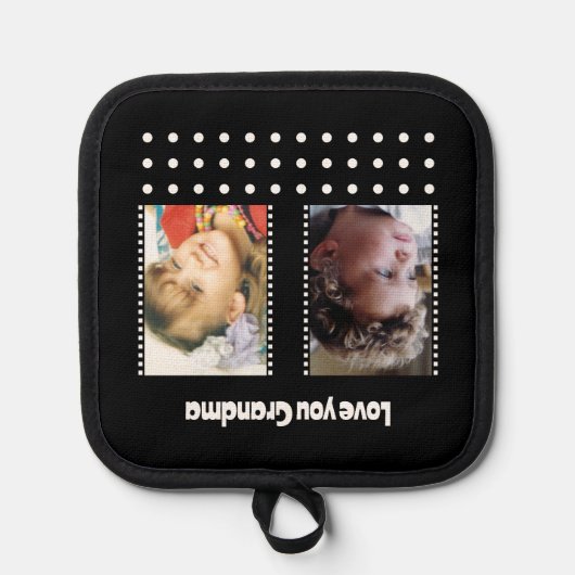 Manique Aimez-vous grand-mère 2 photo pois noir (Recto)