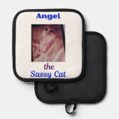 Manique Angel the Sassy Cat Paw Cat Pot Holder (Recto/Verso)