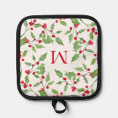 Manique Aquarelle Holly Wreath 3 (Recto)