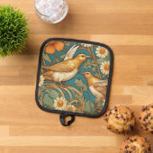 Manique Art Nouveau Birds and Flowers Pot Holder (De haut en bas)
