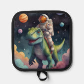 Manique Astronaute sur Dino dans l'espace (Recto)