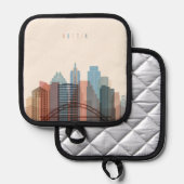 Manique Austin, Texas | Ville Skyline (Recto/Verso)