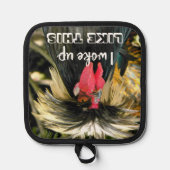 Manique Bad Hair Day Funny Chicken Meme (Recto)