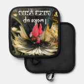 Manique Bad Hair Day Funny Chicken Meme (Recto/Verso)