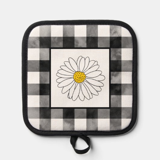 Manique Baisson jaune et blanc avec aquarelle (Recto)