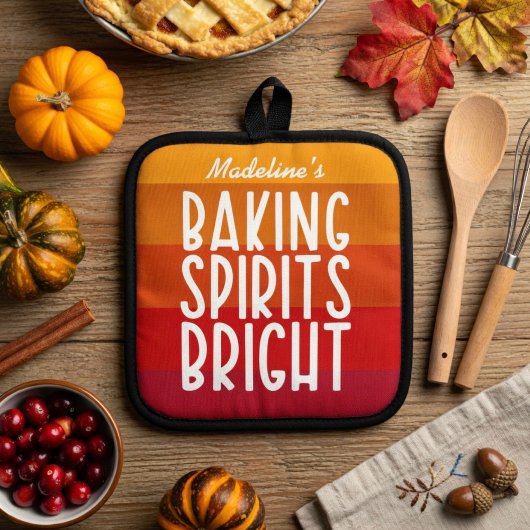 Manique Baking Spirits Bright | Drôle de Thanksgiving  