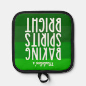 Manique Baking Spirits Bright Funky Green Holiday (Recto)