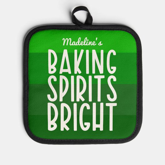 Manique Baking Spirits Bright Funky Green Holiday