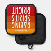 Manique Baking Spirits Bright | Funny Thanksgiving   (Recto/Verso)