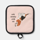 Manique Beagle Chien Mon meilleur ami Personnalisé Nom de  (Recto)