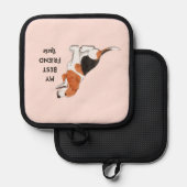 Manique Beagle Chien Mon meilleur ami Personnalisé Nom de  (Recto/Verso)