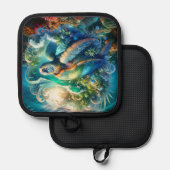 Manique Belle tortue de mer (Recto/Verso)