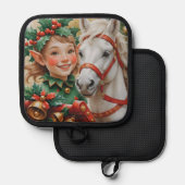 Manique Bells Holly et Horse Christmas Elf (Recto/Verso)